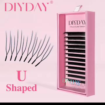 Pestañas DIYDAY YY "U" Shaped