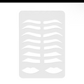 Plantillas para diseños de cejas y labios