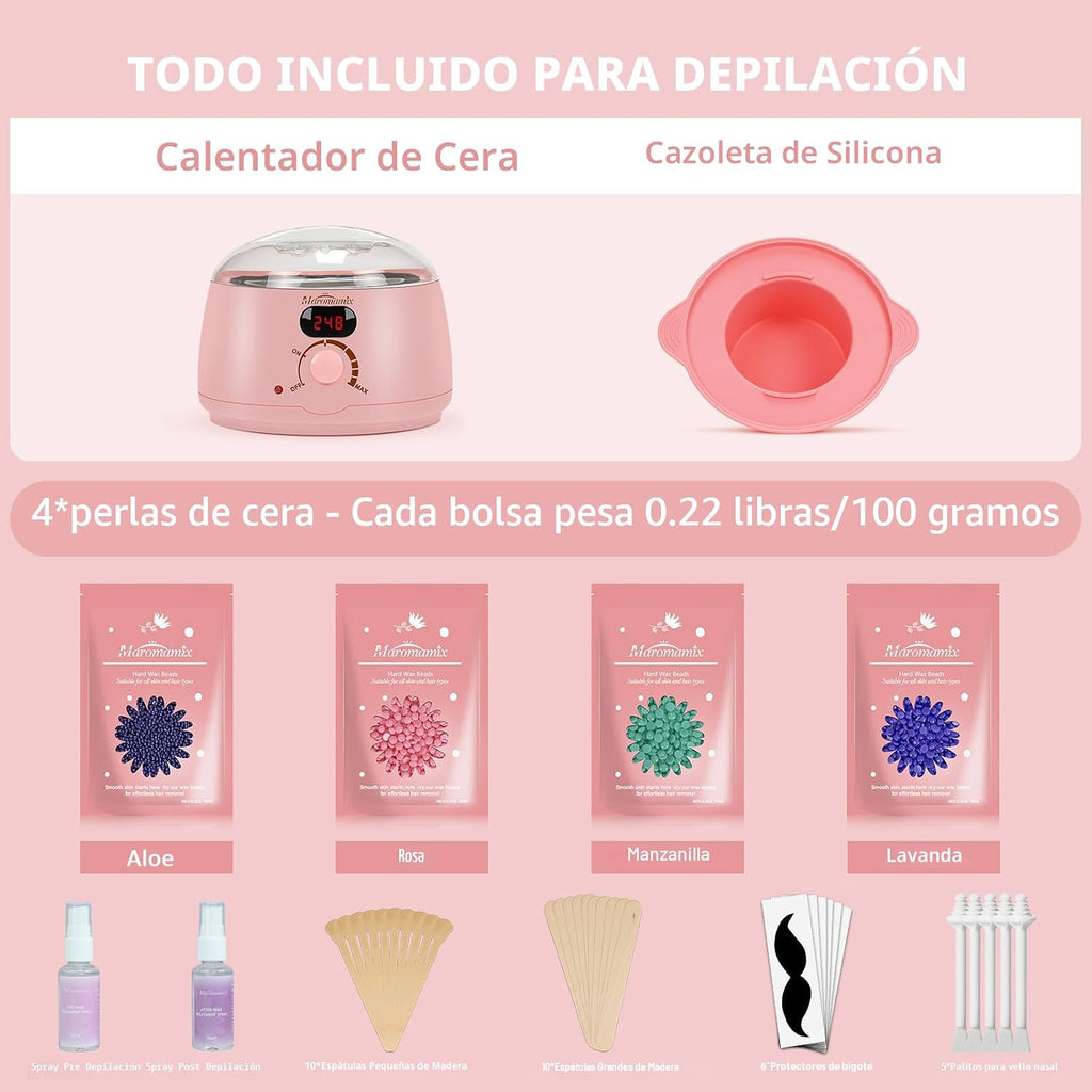 Kit de calentador de cera