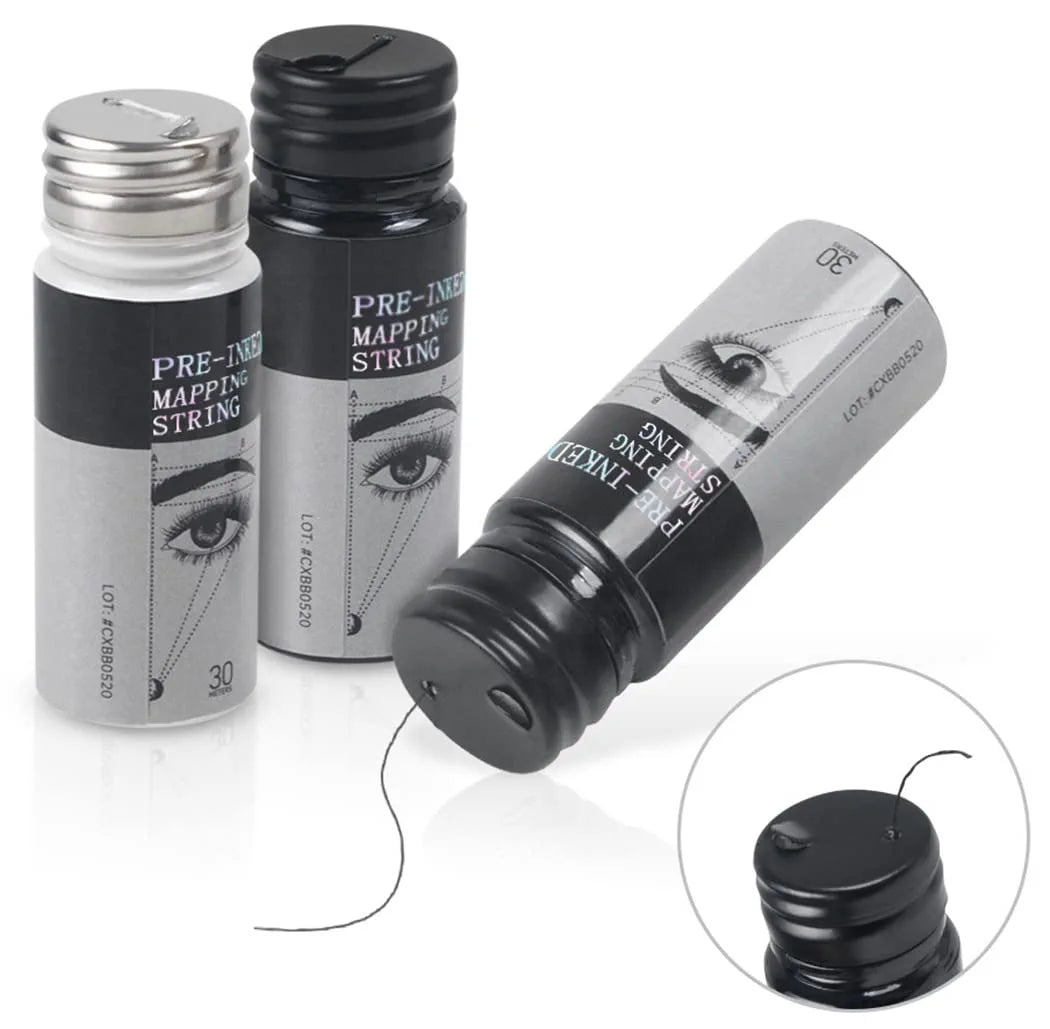 Hilo pretintado para mapeo de cejas