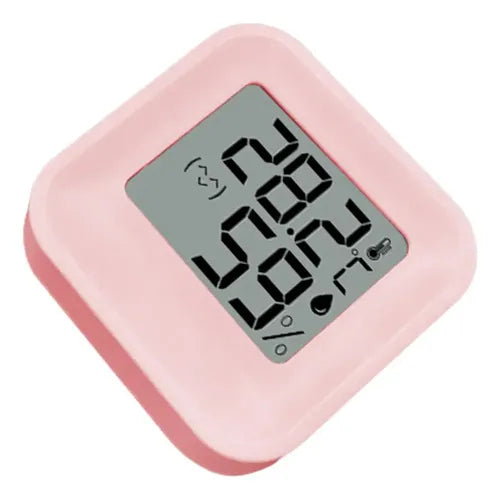Higrómetro mini rosa