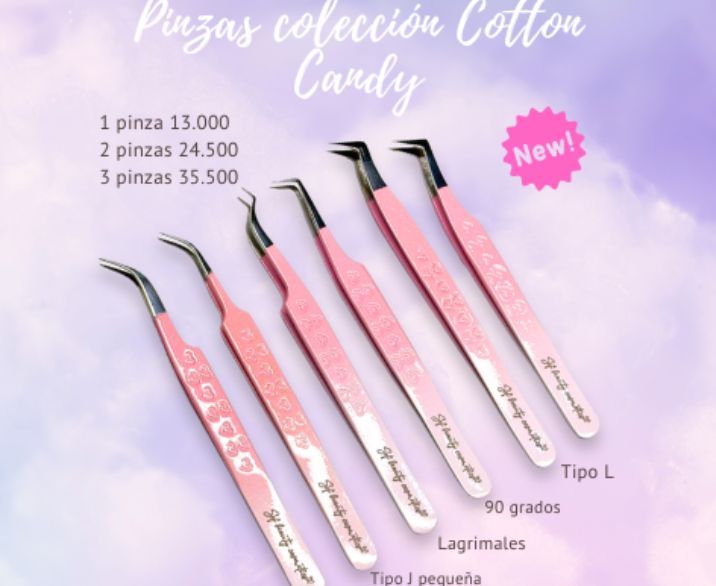 Pinzas Colección Cotton Candy