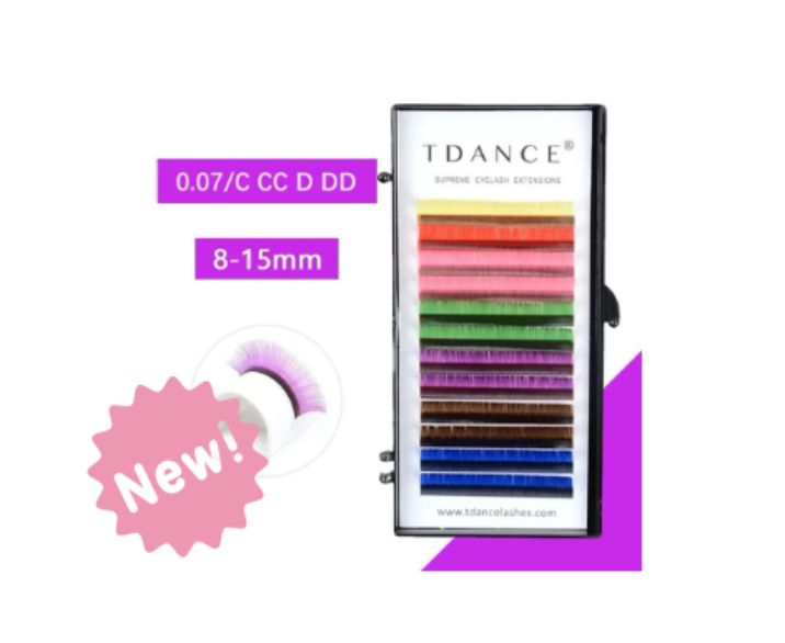 Pestañas TDANCE de colores