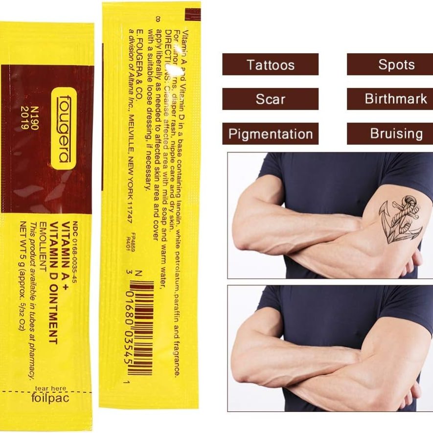 Vitaminas para cuidado posterior al tatuaje